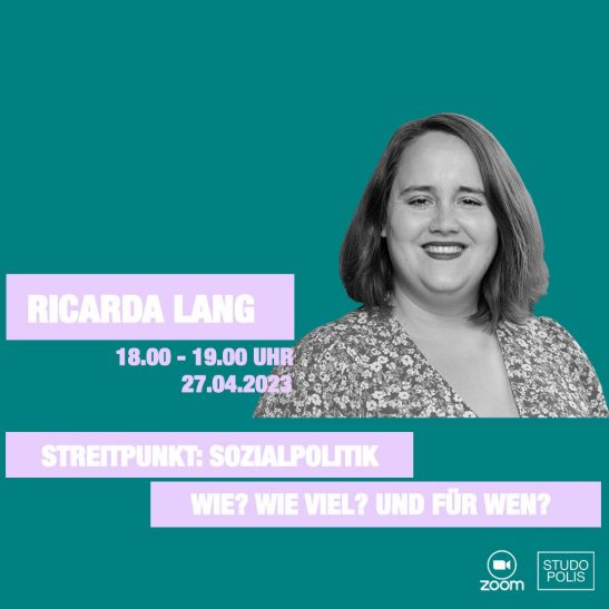 Mehr über den Artikel erfahren Studopolis-Talk mit Ricarda Lang