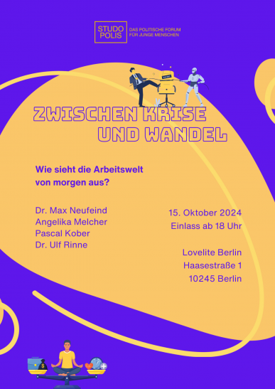 Mehr über den Artikel erfahren Berlin – Live-Event zur Zukunft der Arbeit am 15.10.2024