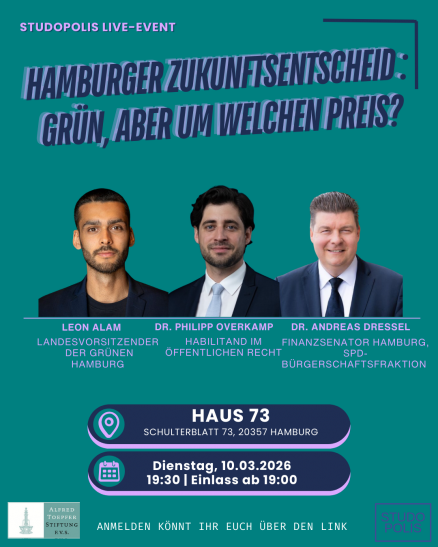 Mehr über den Artikel erfahren Hamburger Zukunftsentscheid – Live-Event am 10. März 2026
