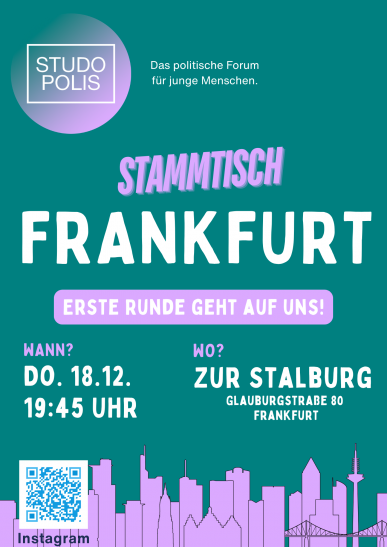 Mehr über den Artikel erfahren Frankfurt – Stammtisch am 17.12.2025