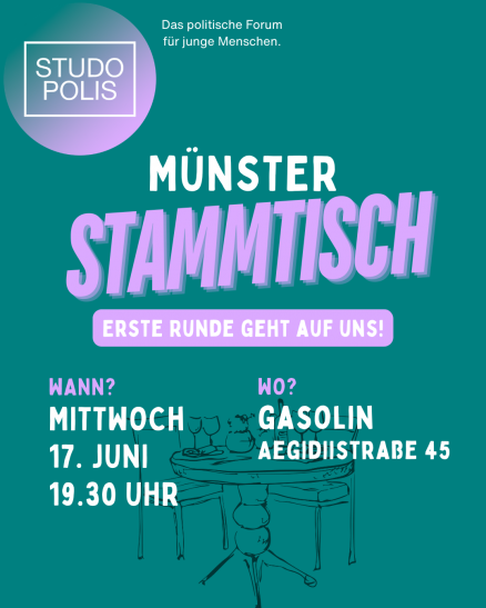 Mehr über den Artikel erfahren Münster – Stammtisch am 17. Juni 2026