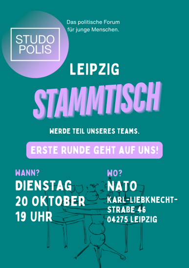 Mehr über den Artikel erfahren Leipzig – Stammtisch am 20. Oktober 2026