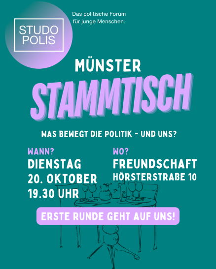 Mehr über den Artikel erfahren Münster – Stammtisch am 20. Oktober 2026